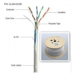 Kabel FTP Linkbasic CLA04-SC5E drut kat. 5e - szpula 305m - 100% miedź