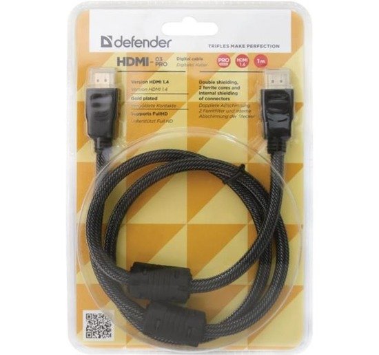 Kabel HDMI-HDMI Defender 1m M/M