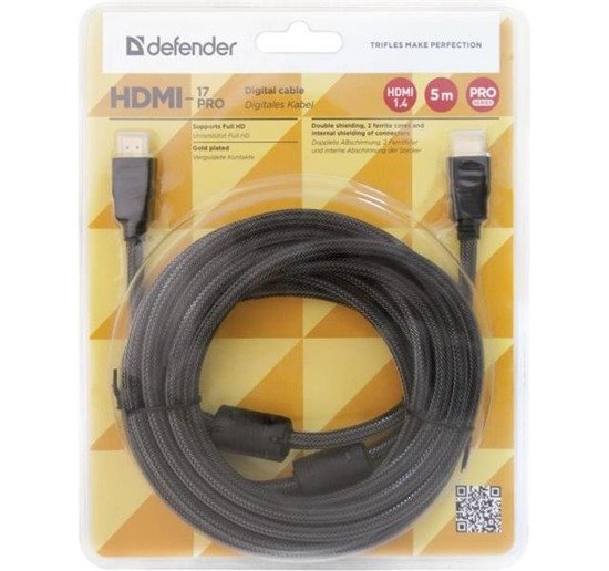 Kabel HDMI-HDMI Defender 5m M/M