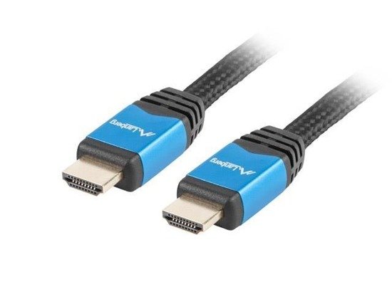 Kabel HDMI Lanberg Premium M/M v2.0 1m czarny