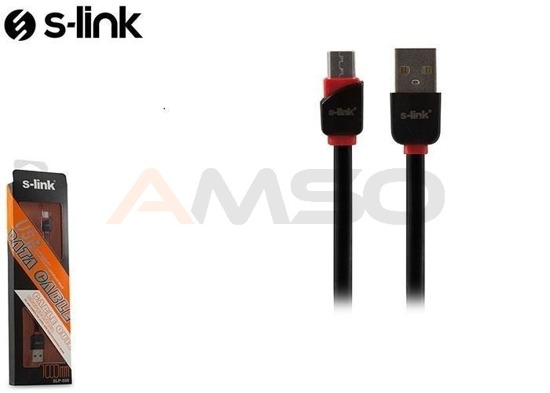 Kabel S-link SLP-506 USB MICRO AM-MBM5P 2.0 1,0m Black BOX