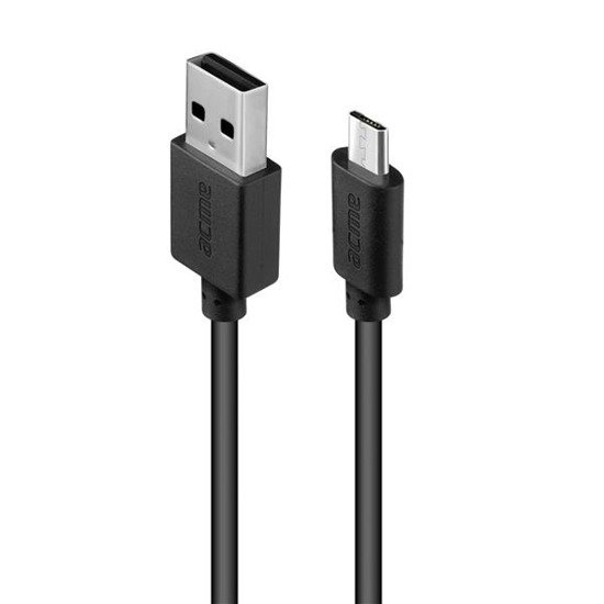 Kabel USB 2.0 Acme CB1012 A/M - micro-USB B/M, 2m, czarny