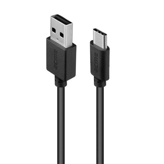 Kabel USB 2.0 Acme CB1041 A/M - C/M, 1m, czarny