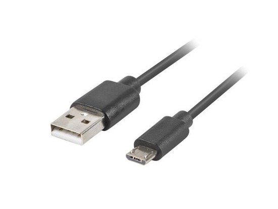 Kabel USB 2.0 Lanberg micro BM-AM 3,0m QC 3.0 czarny