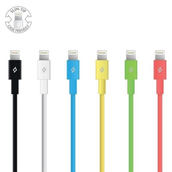 Kabel USB 2.0 Ttec A/M - Lightning MFi/M, 1m, różowy