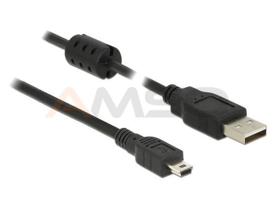 Kabel USB AM-mini BM 2.0 Delock 3m czarny
