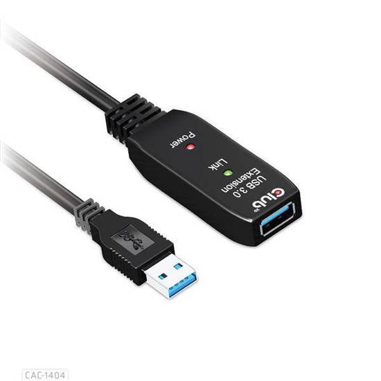 Kabel USB Club3D CAC-1404 (USB 3.2 Gen1 Active Extension Cable 5 m)
