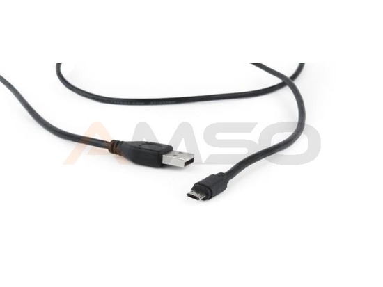 Kabel USB Gembird micro AM-BM USB 2.0 czarny 1.8m 47