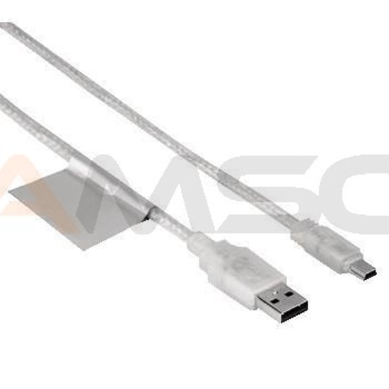 Kabel USB Hama USB A - USB MINI B 1,8m Biały