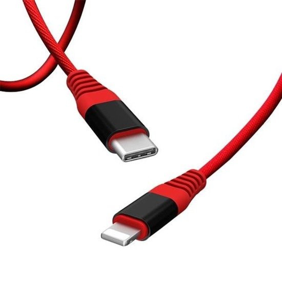 Kabel Unitek C4048RD USB-C - Lightning M/M 1m