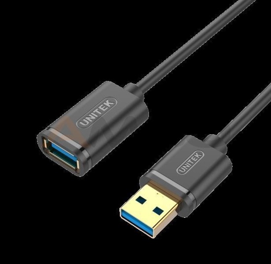 Kabel Unitek Y-C458GBK przedłużacz USB 3.0 AM-AF 1,5m
