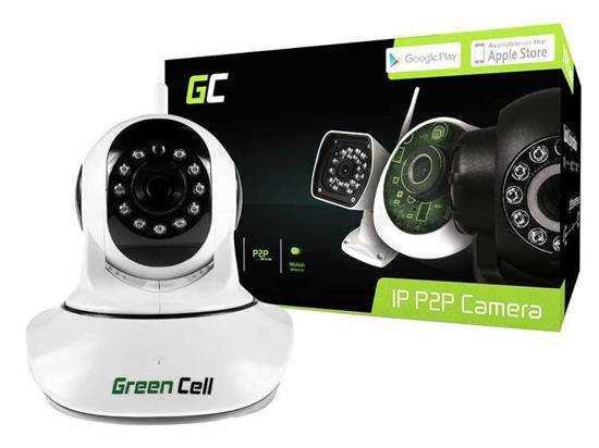 Kamera IP Green Cell CM25 Wewnętrzna WI-FI HD 720P ONVIF