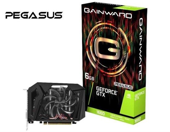 Karta VGA Gainward GTX 1660 PEGASUS 6GB GDDR5 192bit DVI+HDMI+DP PCIe3.0