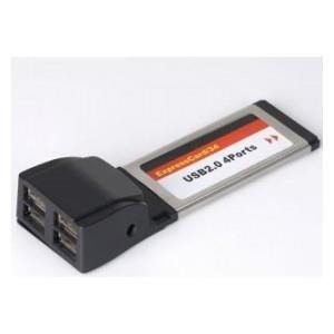 Karta express card Gembird PCMCIAX-USB24 USB 2.0 4-Port
