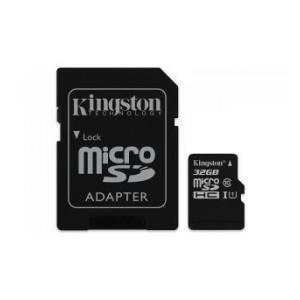 Karta pamięci Kingston microSDHC 32GB + adapter, class 10 (SDC10G2/32GB)