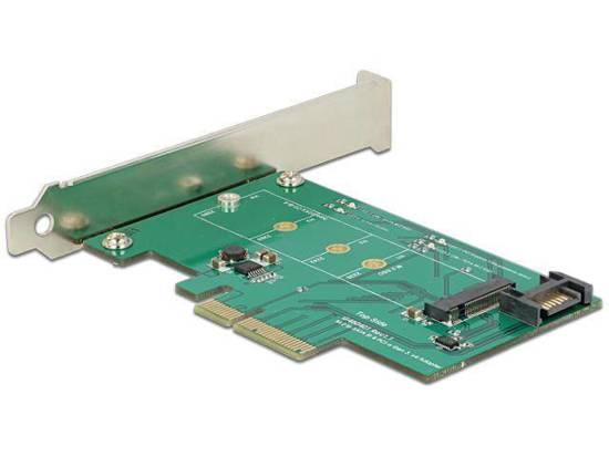 Karta rozszerzeń Delock PCI Express -> M.2 Key M NVME + SATA 6GB/s