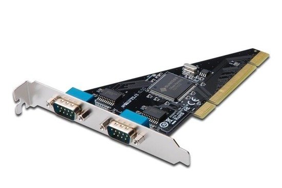 Kontroler RS232 Digitus PCI, 2xDB9, Chipset: SUN1989