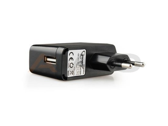 ŁADOWARKA ADAPTER NAPIĘCIA 220V->USB 5V/1A BLACK BLISTER