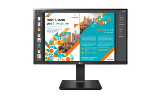 LCD Monitor LG 24QP550-B 23.8'' Business Panel IPS 2560x1440 16:9 Matte 5 ms Swivel Pivot Height adjustable Tilt 24QP550-B
