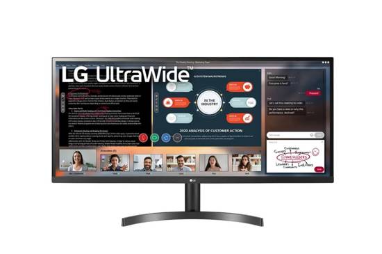 LCD Monitor LG 34'' 21 : 9 Panel IPS 2560x1080 21:9 75Hz Matte 5 ms 34WP500-B