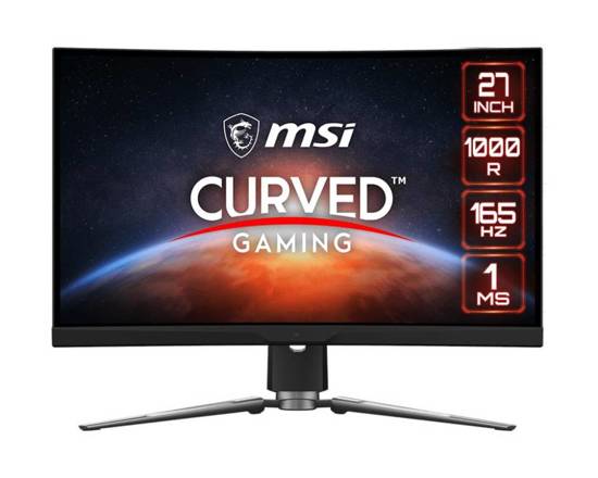 LCD Monitor MSI MPG ARTYMIS 273CQR 27'' Gaming/Curved Panel VA 2560x1440 16:9 1 Matte 1 ms Swivel Height adjustable Tilt Colour Black MPGARTYMIS273CQRXQD
