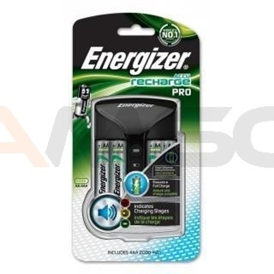 Ładowarka akumulatorków Energizer Pro Charger + Akumulatory Power Plus AA 4 szt. Blister