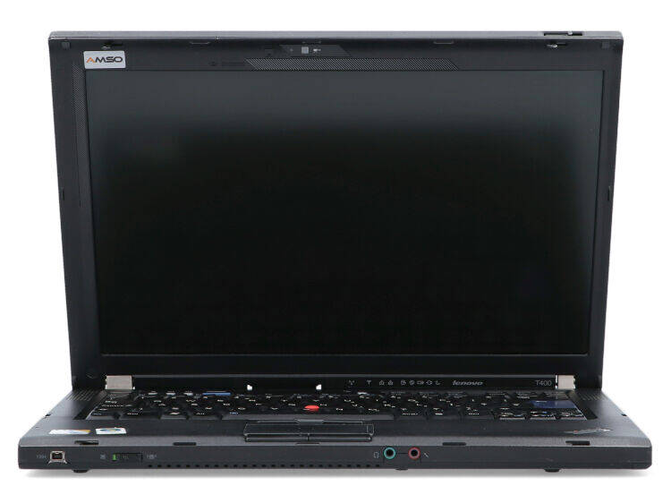 Lenovo ThinkPad T400 2 Duo P8600 4GB 320GB HDD 1440x900 Klasa A- Linux Bez baterii