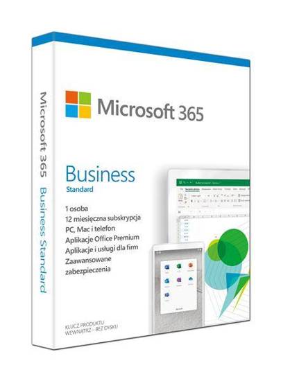 Microsoft 365 Business Standard Retail PL EuroZone Subscr