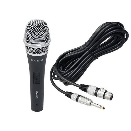 Mikrofon BLOW Prm 323 33-105# (kolor czarny, kolor srebrny)