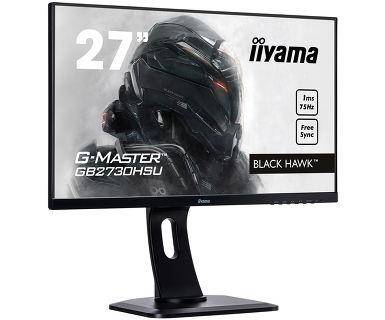Monitor IIYAMA G-Master Black Hawk GB2730HSU-B1 (27"; TN; FullHD 1920x1080; DisplayPort, HDMI, VGA; kolor czarny)