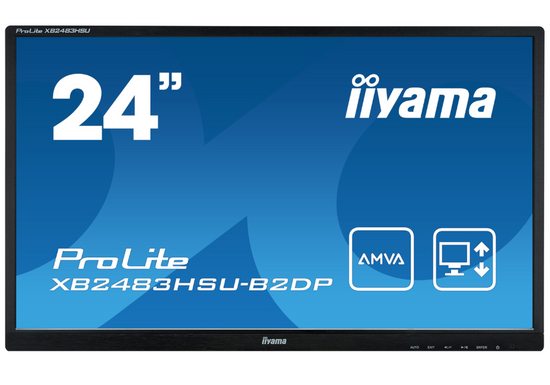 Monitor IIYAMA XB2483HSU-B2DP 24" LED 1920x1080 VA HDMI Czarny Bez Podstawki Klasa A