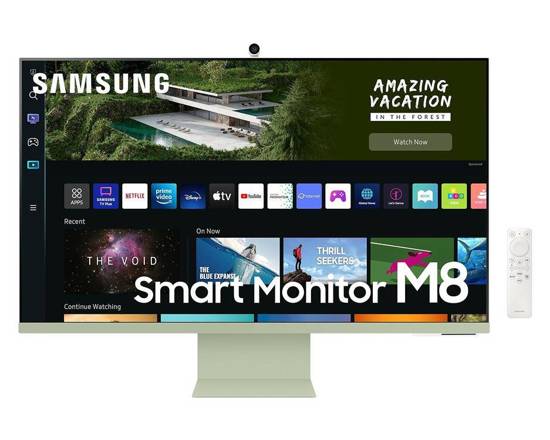 Monitor Samsung 32" Smart M8 Zielony (LS32BM80GUUXEN) micro HDMI USB-C WIFI BT głośniki