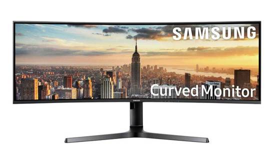 Monitor Samsung LC43J890DKUXEN (43"; VA; 3840x1200; DisplayPort, HDMI; kolor ciemnoszary)