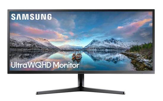 Monitor Samsung LS34J550WQUXEN (34,1"; VA; 3440x1440; DisplayPort, HDMI; kolor grafitowy)