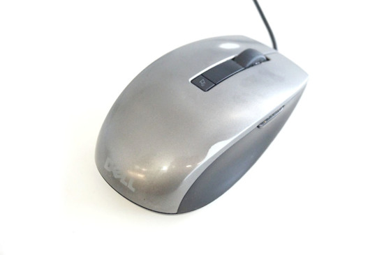 Mysz Laserowa DELL Laser Mouse MOCZUL USB 1600dpi Srebrna Klasa B