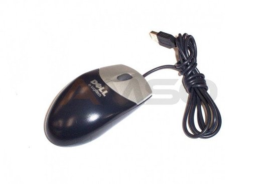 Mysz Optyczna DELL M-UR69 USB Czarno-Srebrna 
