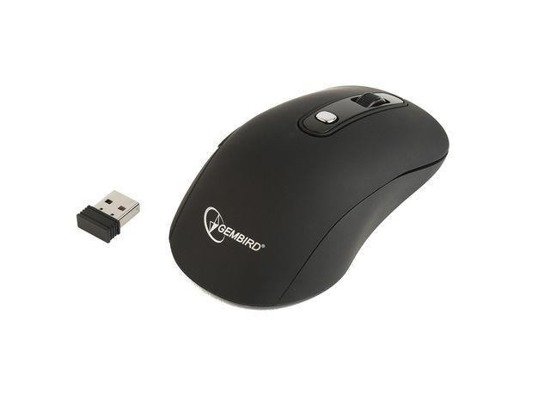 Mysz bezprzewodowa Gembird BLACK-WH (MUSW-106) optyczna radiowa USB czarno-biała - USZ OPAK