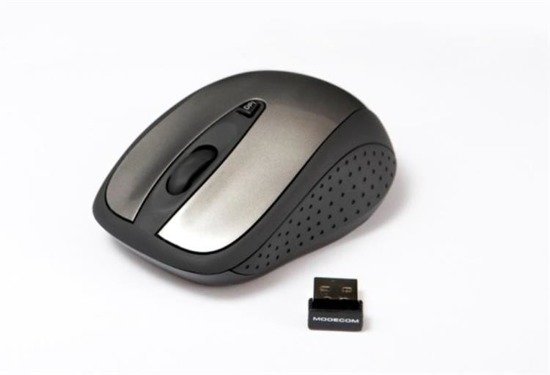 Mysz bezprzewodowa Modecom MC-WM4 optyczna czarno-szara
