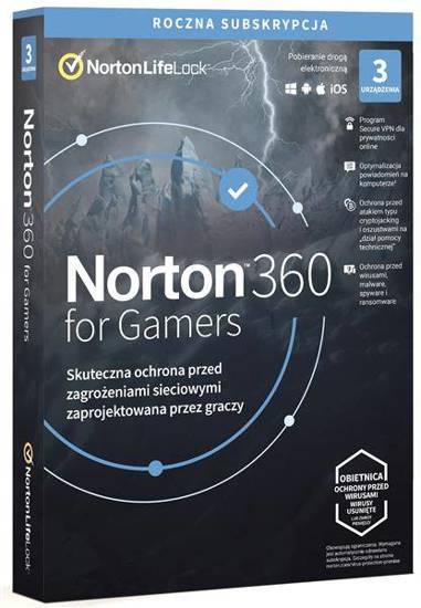 NORTON 360 FOR GAMERS 50GB PL 3D/12M BOX