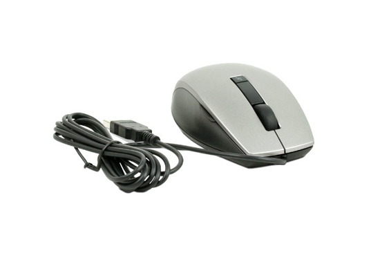 NOWA Mysz Dell Laser Mouse MOCZUL USB 1600dpi Laserowa Srebrna