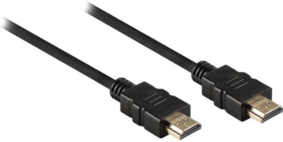 NOWY Kabel Sygnałowy ValueLine HDMI - HDMI Czarny 2m 4K Ethernet