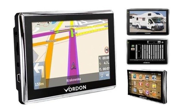 Nawigacja GPS Vordon 5'' + 4GB + FM + Mapy EU, bez opcji AV