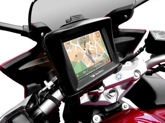 Nawigacja motocyklowa NavRoad MOTO2 + mapa Navigator FREE EUROPA + motocyklowy zestaw słuchawkowy Bluetooth V0