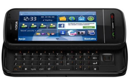Nokia C6-00 RM-612 128MB RAM 256MB + 2GB Micro SD Black Powystawowy Symbian