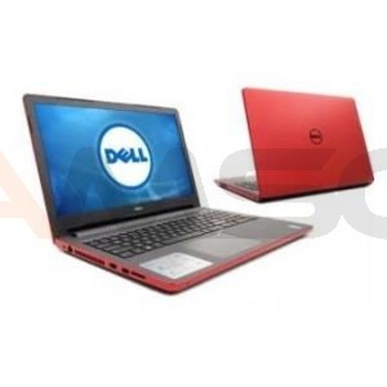 Notebook Dell Inspiron 5558 15,6"HD/i3-5005U/4GB/1TB/iHD5500/W10 czerwony