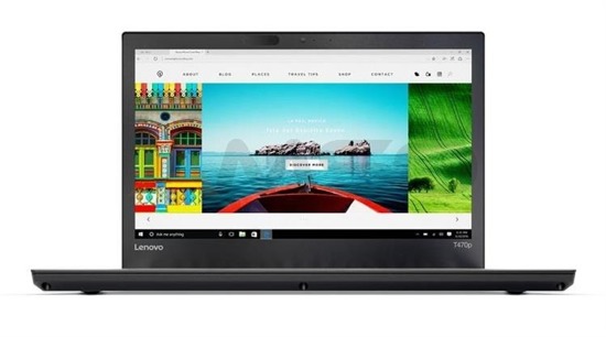 Notebook Lenovo ThinkPad T470p 14"QHD/i7-7700HQ/8GB/SSD512GB/940MX-2GB/10PR Black