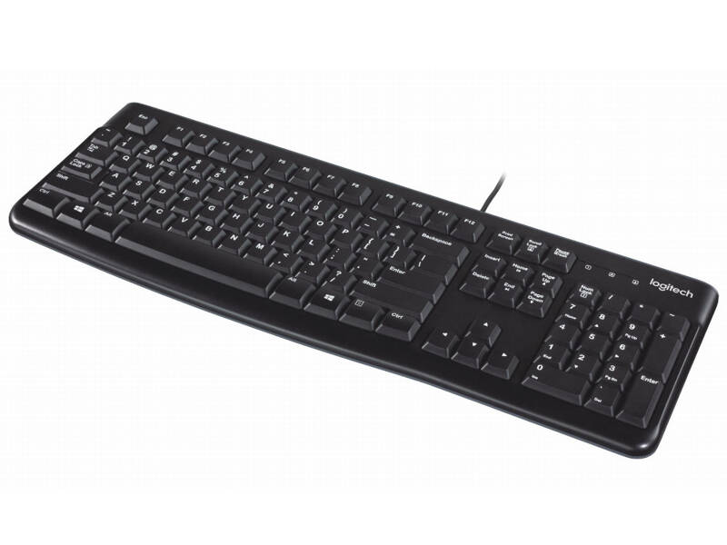 Nowa Klawiatura Logitech K120 USB QWERTY Czarna