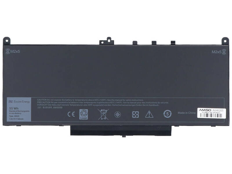 Nowa bateria Encore Energy do Dell Latitude E7470 E7270 55Wh 7.6V 6874mAh J60J5 