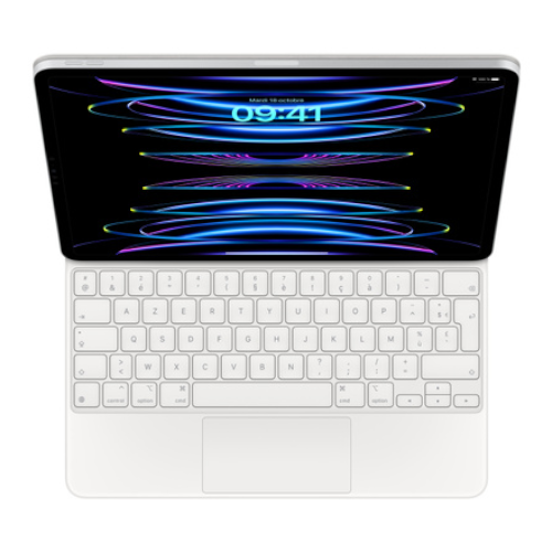 Nowa oryginalna klawiatura Apple iPad Pro Magic Keyboard White 12,9'' FRENCH Zaplombowane Opakowanie