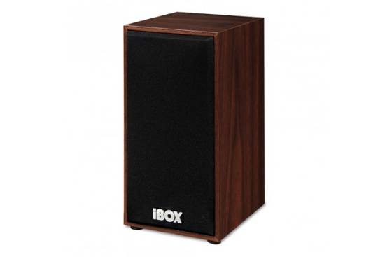 Nowe Głośniki drewniane iBOX SP1 Brown 2.0 USB Brązowe